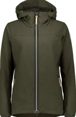 Sasta Naisten metsästysvaatteet/Naisten Metsästystakit^Kaarna Jacket naisten hybriditakki, tummanvihreä
