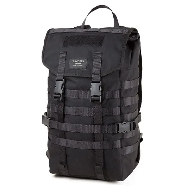 Savotta Jääkäri S -päiväreppu 20 + 2 l musta| Reput Ja Rinkat