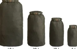 Savotta Rolltop Stuffsack Mesh pakkauspussi, 40L, vihreä| Kuiva- Ja Pakkauspussit