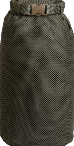 Savotta Kuiva- Ja Pakkauspussit^Rolltop Stuffsack Mesh pakkauspussi, 10L, vihreä