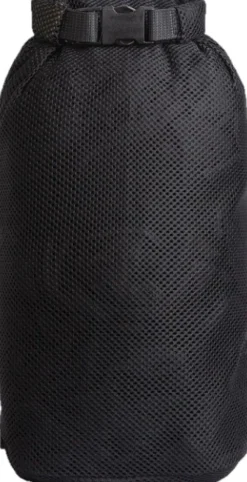 Savotta Rolltop Stuffsack Mesh pakkauspussi, 10L, musta| Reppujen Ja Laukkujen Tarvikkeet