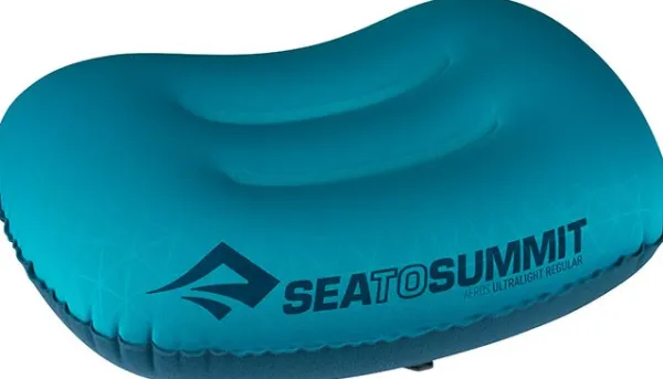 Sea to Summit Aeros Ultralight retkityyny, Regular, Aqua| Makuupussilakanat, peitot ja retkityynyt