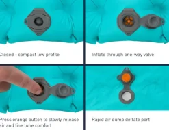 Sea to Summit Makuualustat/Makuualustat -10 - 0 Asteeseen^Aircell Mat Etherlight XT -makuualusta