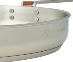 Sea to Summit Detour Stainless Steel Pan paistinpannu, 10 tuumaa| Avotulelle