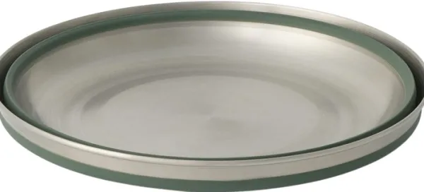 Sea to Summit Detour Stainless Steel Collapsible Bowl L Green| Astiat Ja Ruokailuvälineet