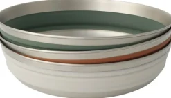 Sea to Summit Detour Stainless Steel Collapsible Bowl L Green| Astiat Ja Ruokailuvälineet