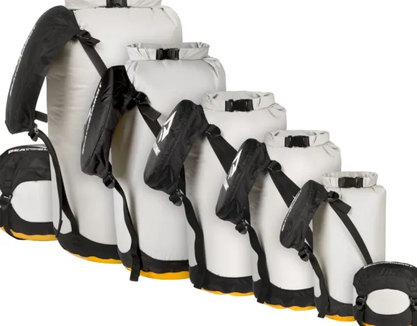 Sea to Summit Eco Evac Compression Drybag kuivapussi, 13L, harmaa| Kuiva- Ja Pakkauspussit
