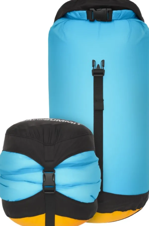 Sea to Summit Eco Evac Compression Drybag Ul kuivapussi, 13L, sininen| Kuiva- Ja Pakkauspussit