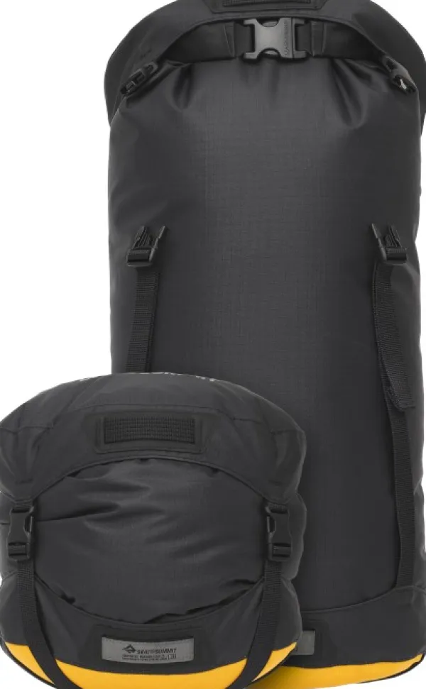 Sea to Summit Kuiva- Ja Pakkauspussit^Eco Evac Compression Drybag Hd kuivapussi, 20L, musta