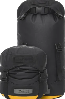 Sea to Summit Eco Evac Compression Drybag Hd kuivapussi, 8L, musta| Kuiva- Ja Pakkauspussit