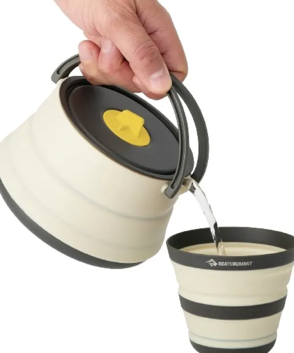 Sea to Summit Frontier UL Collapsible Kettle kokoontaitettava pannu, 1.3L| Keittoastiat Ja Kahvipannut