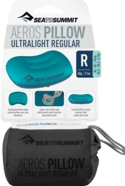 Sea to Summit Pillow Aeros Ultralight Regular Grey| Makuupussilakanat, peitot ja retkityynyt