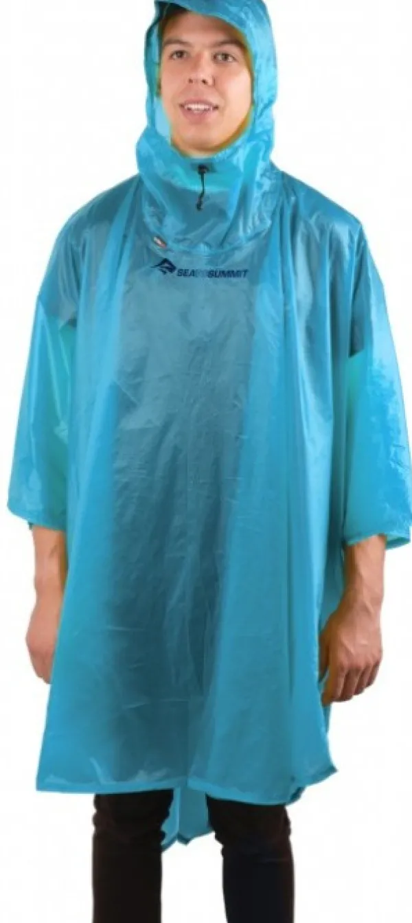 Sea to Summit Poncho 15D Ultrasilicone Blue Sadeviitta| Sadevaatteet
