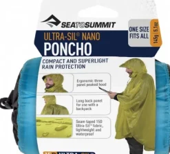 Sea to Summit Poncho 15D Ultrasilicone Blue Sadeviitta| Sadevaatteet