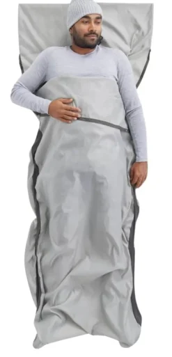 Sea to Summit Sleepliner Silk Blend Rectangular w/Pillow Sleeve makuupussilakana| Ruoanlaittovälineet