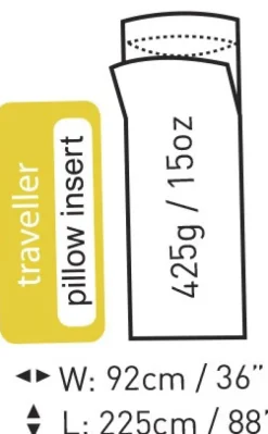 Sea to Summit Makuupussilakanat, peitot ja retkityynyt^Sleepliner Cotton Premium Traveller with Pillow Navy