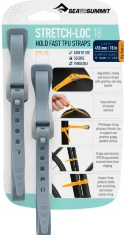 Sea to Summit Preppaus Ja Varustautuminen^Strap Stretch-Loc TPU 12x450 mm 2-pack Dusk