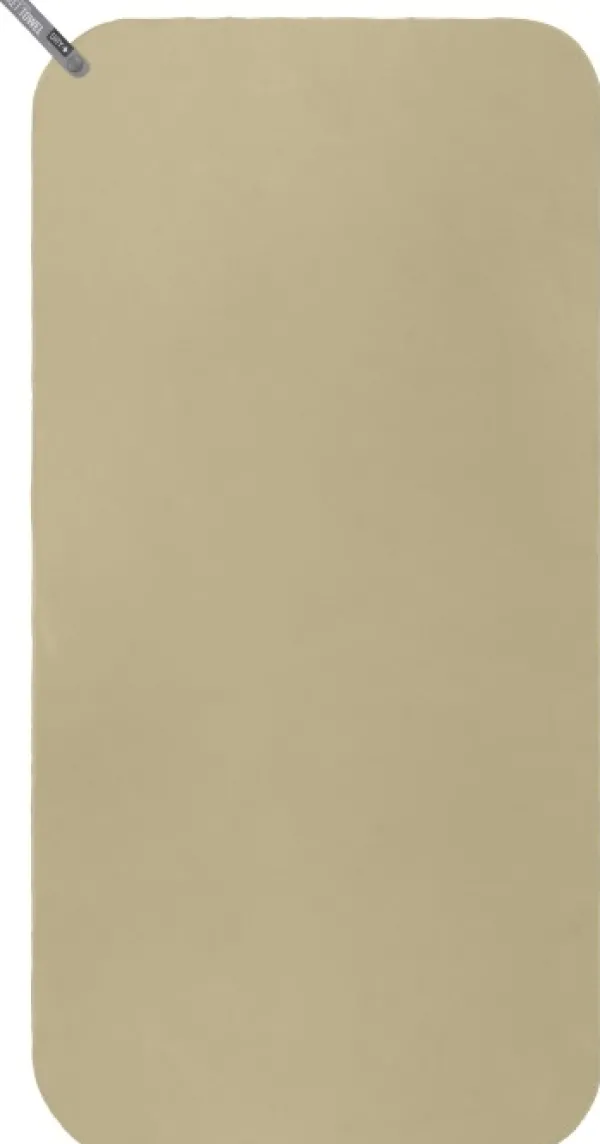 Sea to Summit Matkatarvikkeet^Towel Pocket taskupyyhe, 80 x 40 cm, hiekanruskea