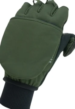 Sealskinz Walpole Windproof Shooting Mitt hanskat/kintaat, Olive| Kalastusvaatteet