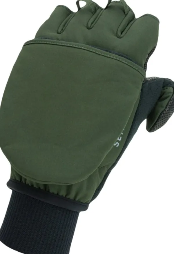 Sealskinz Walpole Windproof Shooting Mitt hanskat/kintaat, Olive| Kalastusvaatteet