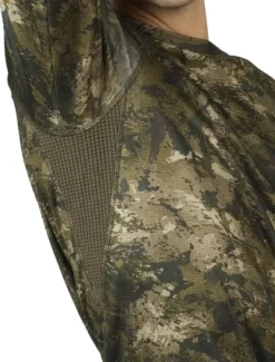 Seeland Active Camo L/S T-Shirt Invis Green| T-paidat Ja Pikeepaidat