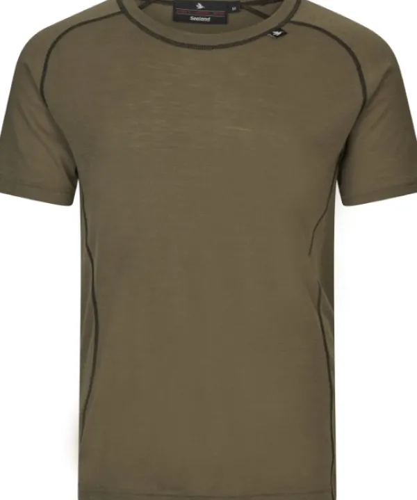 Seeland Apex Merino T-Shirt Covert Green| T-paidat Ja Pikeepaidat