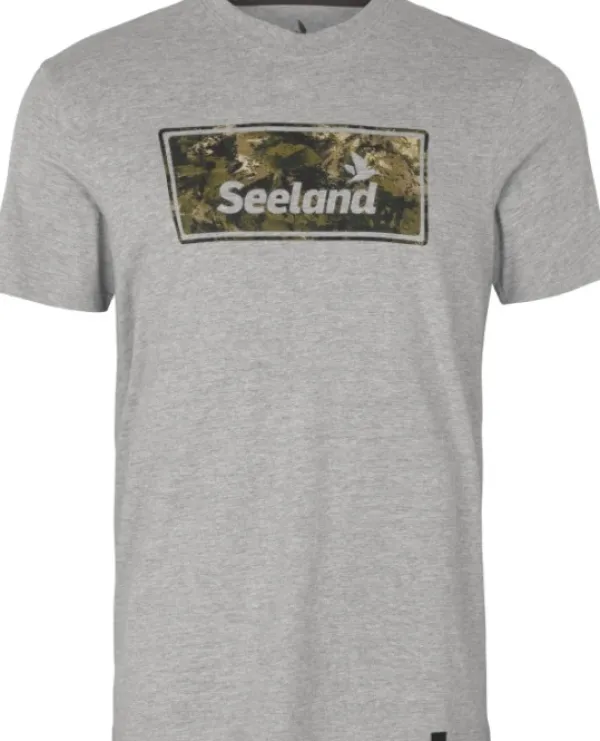 Seeland T-paidat Ja Pikeepaidat^Falcon T-Shirt Dark Grey Melange