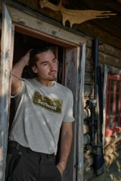 Seeland T-paidat Ja Pikeepaidat^Falcon T-Shirt Dark Grey Melange