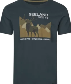 Seeland Fragment T-Shirt Dark Blue| T-paidat Ja Pikeepaidat