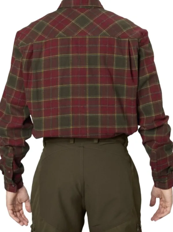 Seeland Metsästyspaidat^Glen Flannel Shirt paita, Red Forest Check