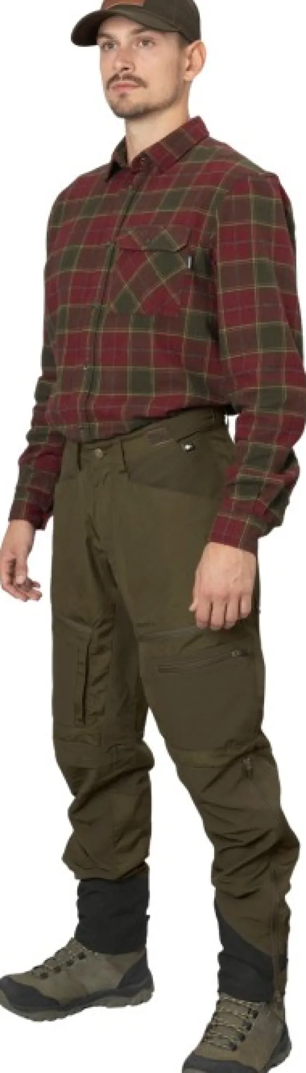 Seeland Metsästyspaidat^Glen Flannel Shirt paita, Red Forest Check