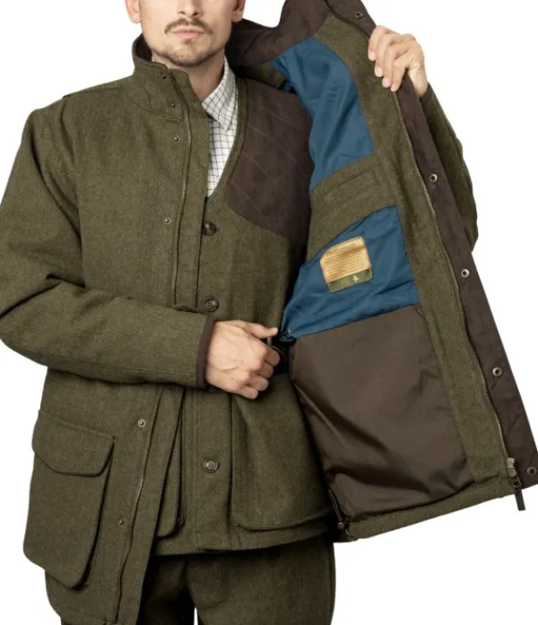 Seeland Hillside Jacket metsästystakki, Moss Green| Metsästystakit/Vedenpitävät Metsästystakit