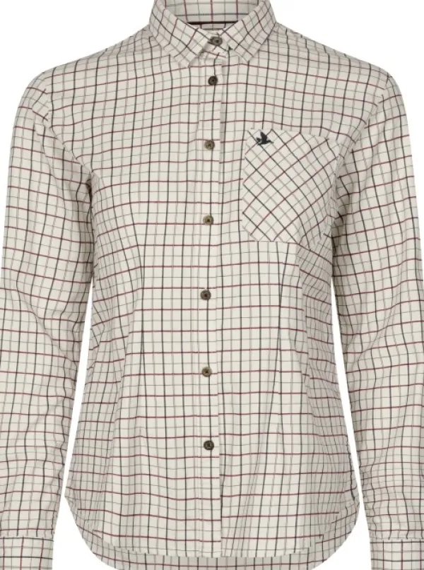Seeland Metsästyspaidat^Kerry Shooting Shirt paita, Cabernet/Blue Check