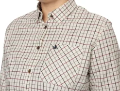 Seeland Metsästyspaidat^Kerry Shooting Shirt paita, Cabernet/Blue Check