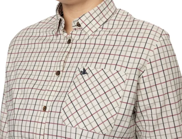 Seeland Metsästyspaidat^Kerry Shooting Shirt paita, Cabernet/Blue Check