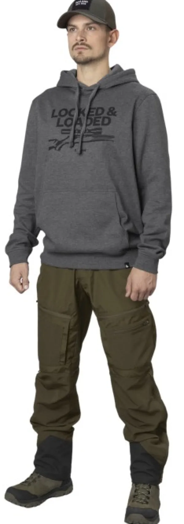 Seeland Metsästysliivit/Fleeceliivit^Loaded Hoodie huppari, Grey Melange