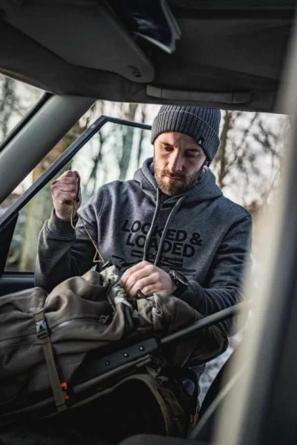 Seeland Metsästysliivit/Fleeceliivit^Loaded Hoodie huppari, Grey Melange