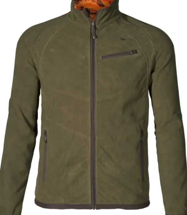 Seeland M's Vantage Reversible Fleece Pine Green/InVis Orange Blaze| Koiranohjaajan Vaatteet