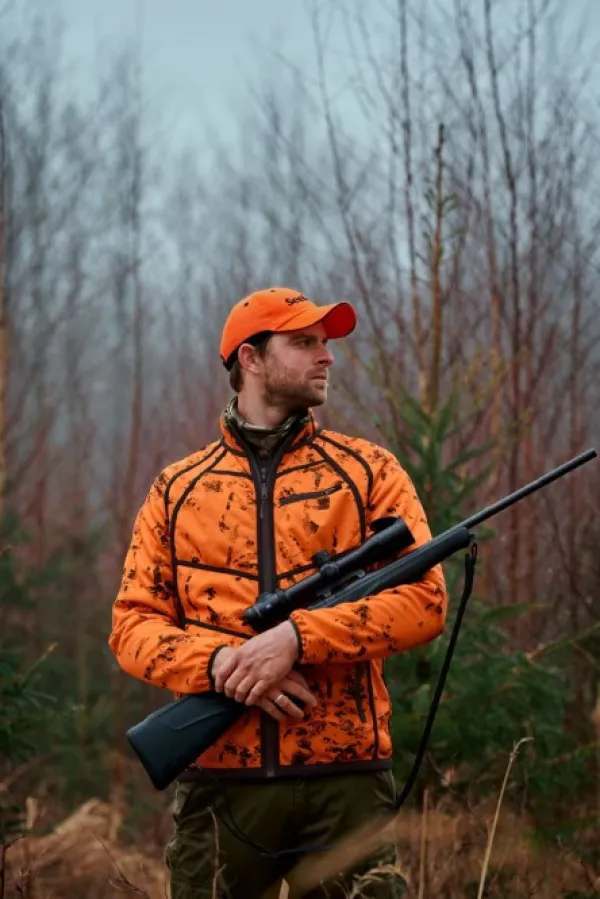 Seeland M's Vantage Reversible Fleece Pine Green/InVis Orange Blaze| Koiranohjaajan Vaatteet