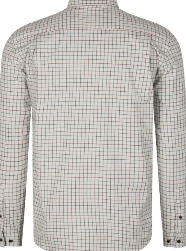 Seeland Metsästyspaidat^Oxford Shooting Shirt paita, Grape Leaf/Terracotta Check