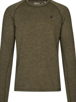 Seeland T-paidat Ja Pikeepaidat^Peak T-Shirt Military Olive Melange