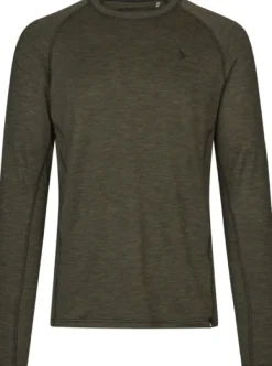 Seeland Peak T-Shirt Pine Green Melange| T-paidat Ja Pikeepaidat