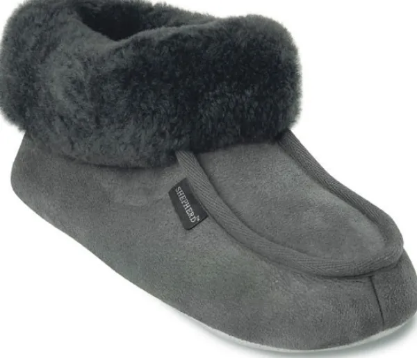 Shepherd of Sweden Shepherd Moa Toffel naisten tohvelit, harmaa| Tossut