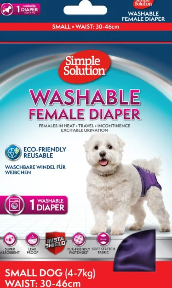 Simple Solution Narttujen Ja Urosten Suojat^Washable Female Diaper nartun suoja, Small