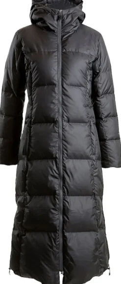 Skhoop Talvitakit^Hella Down Coat pitkä untuvatakki, musta