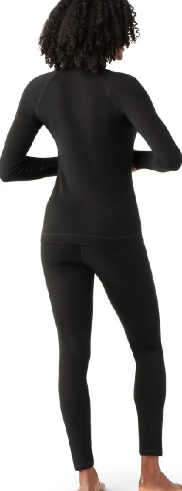 Smartwool Pitkähihaiset Paidat^Classic Thermal Merino naisten merinokerrasto, musta