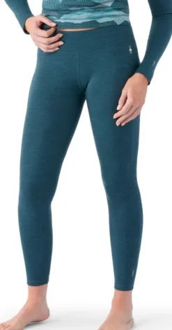 Smartwool Classic Thermal Merino Bottom naisten kerrastohousut, petrooli| Kerrastohousut