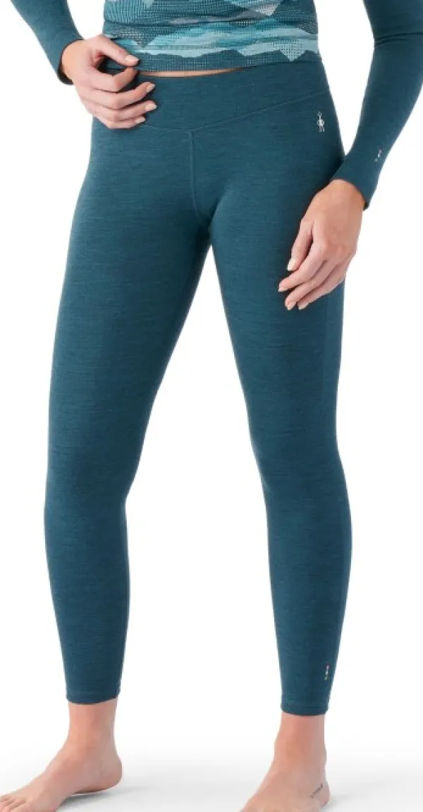 Smartwool Classic Thermal Merino Bottom naisten kerrastohousut, petrooli| Kerrastohousut