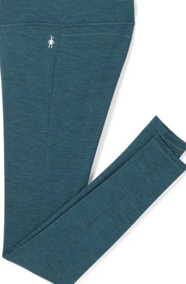 Smartwool Classic Thermal Merino Bottom naisten kerrastohousut, petrooli| Kerrastohousut