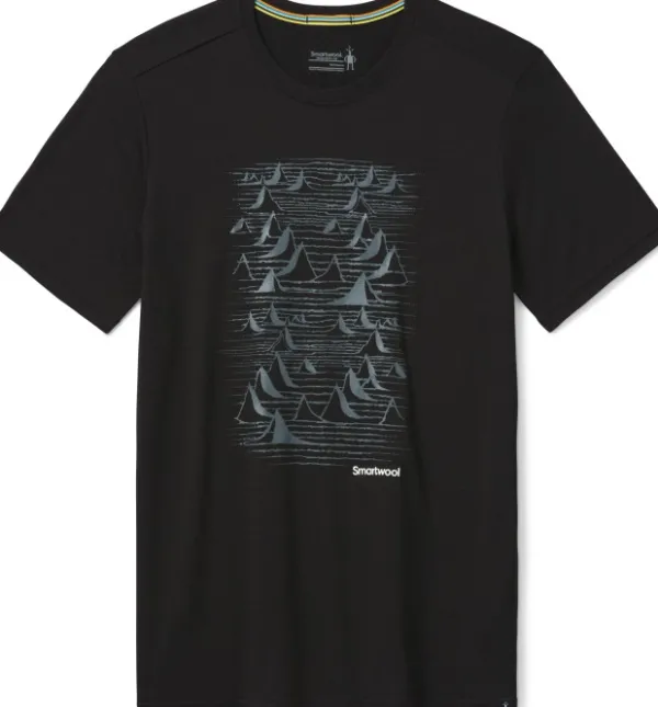 Smartwool T-paidat Ja Pikeepaidat^MS150 Bryan Iguchi t-paita, Mountains Black